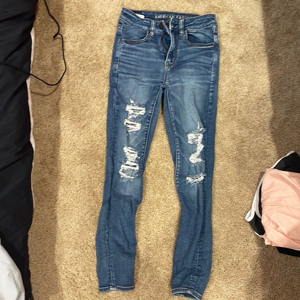 High rise American eagle Jeggings jeans